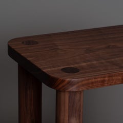 Handcrafted Contemporary Walnut Night Stand