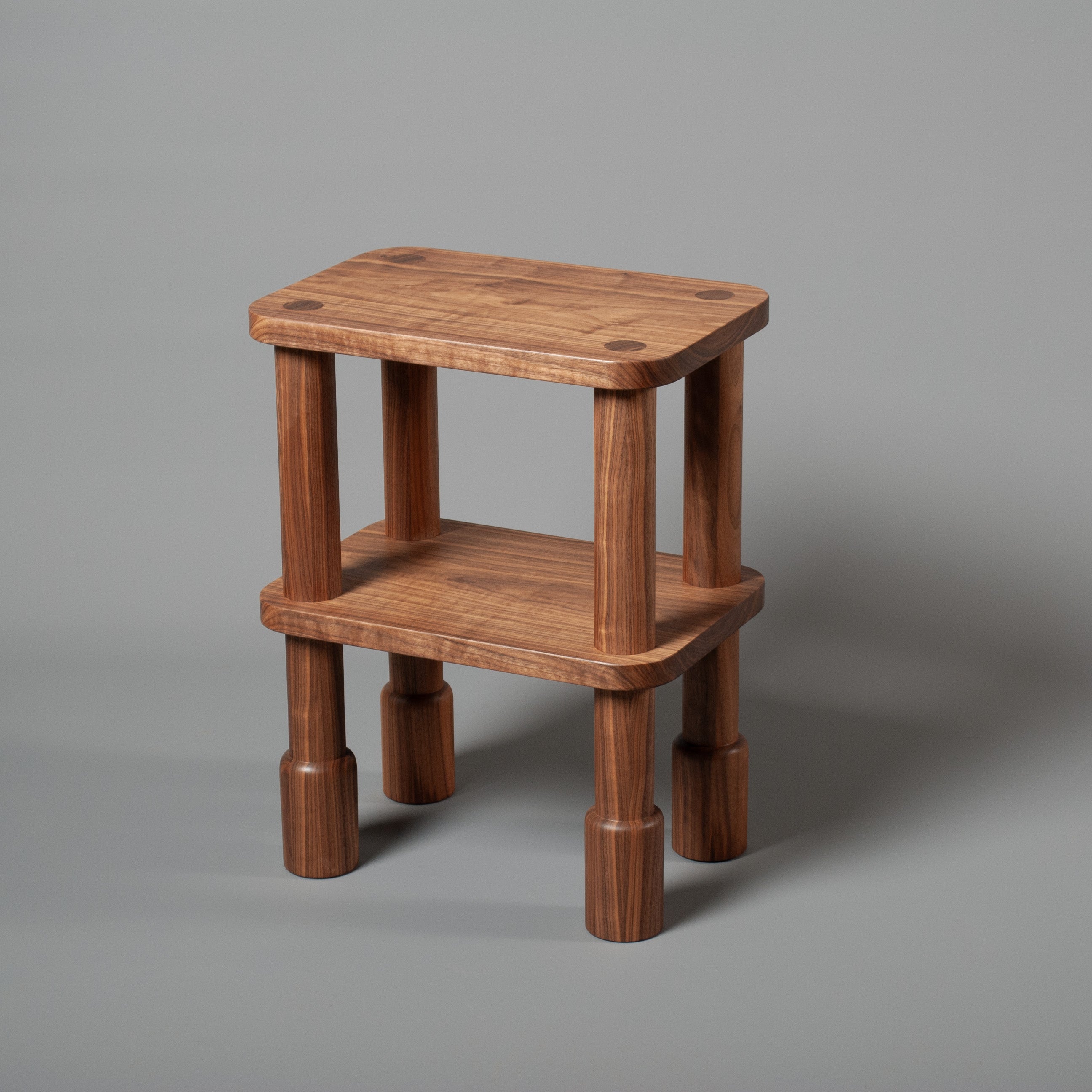 Handcrafted Contemporary Walnut Night Stand