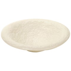 Handcrafted Creamware Small Bowl with Minimilistic Design