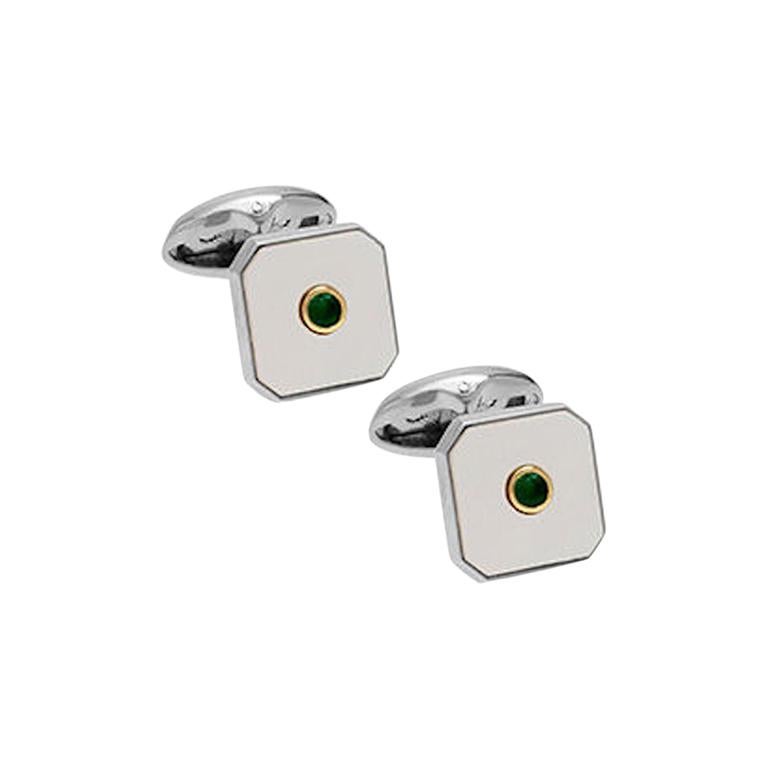 Handcrafted Cuff Links by Philip Kydd For Sale