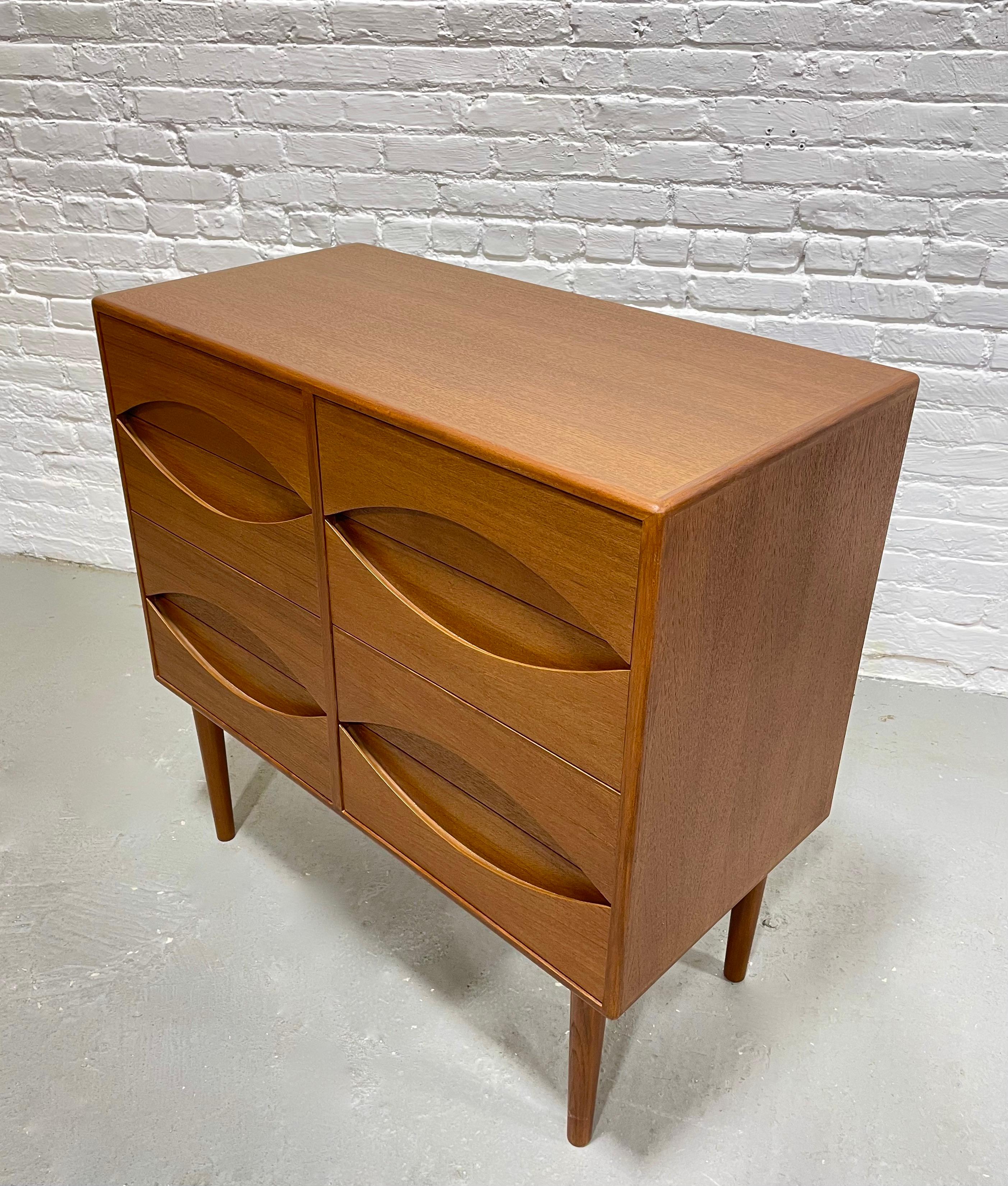 Handcrafted Danish Mid-Century Modern Styled Teak Dresser 7