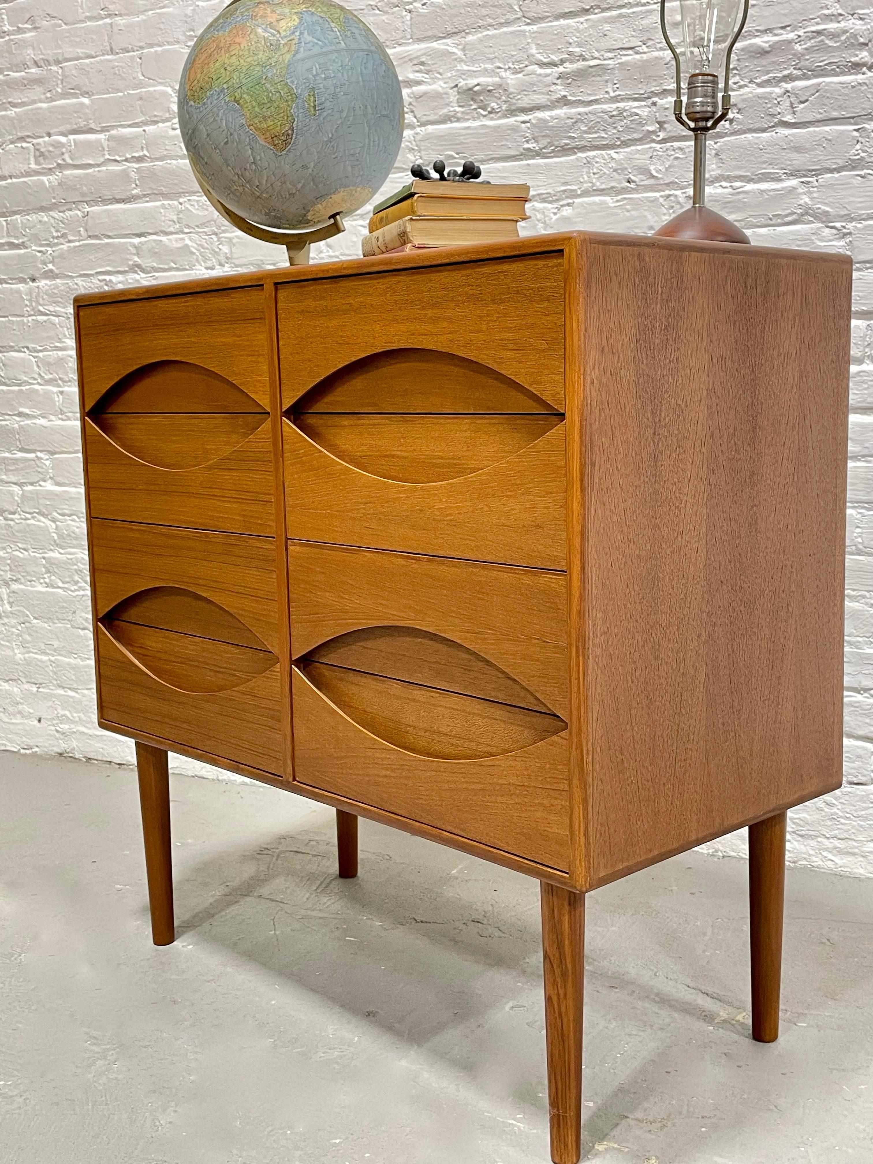 Handcrafted Danish Mid-Century Modern Styled Teak Dresser 10