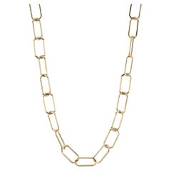 Handcrafted Dempsey Box Link Necklace by Single Stone