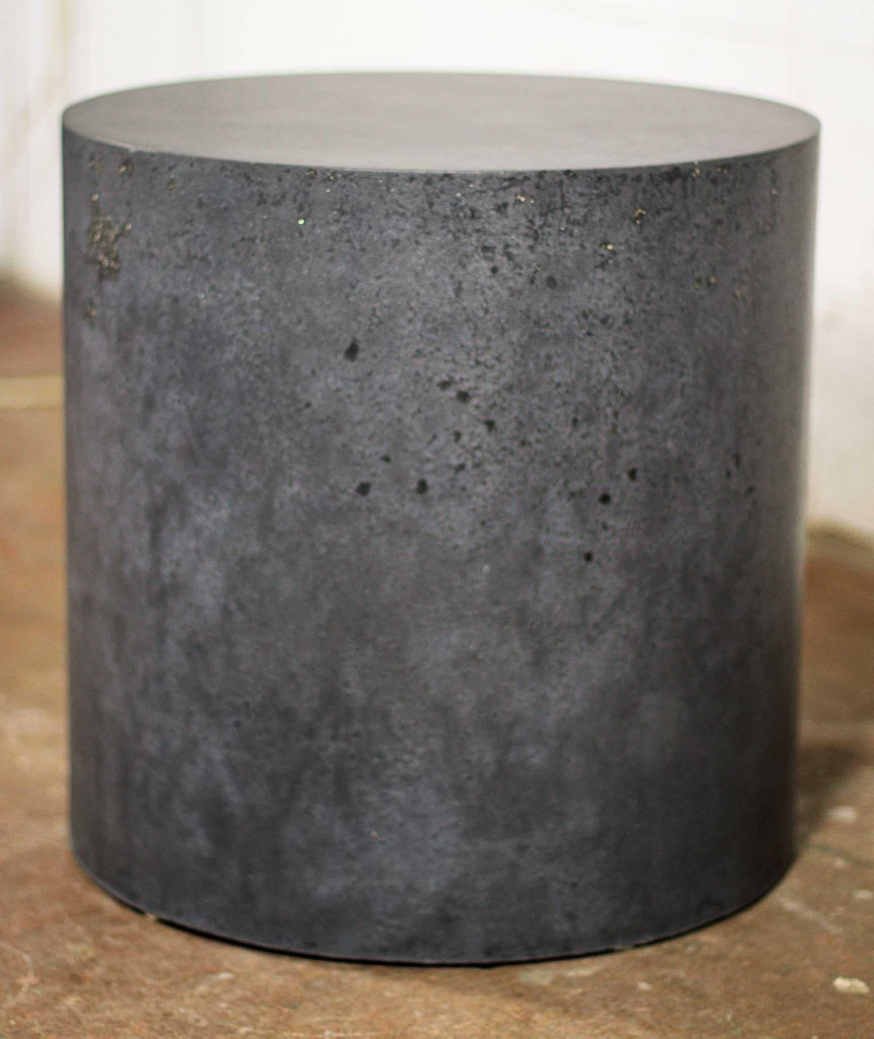 Contemporary Handcrafted designer concrete drum line ZERO number 27 by Dylan Myers For Sale
