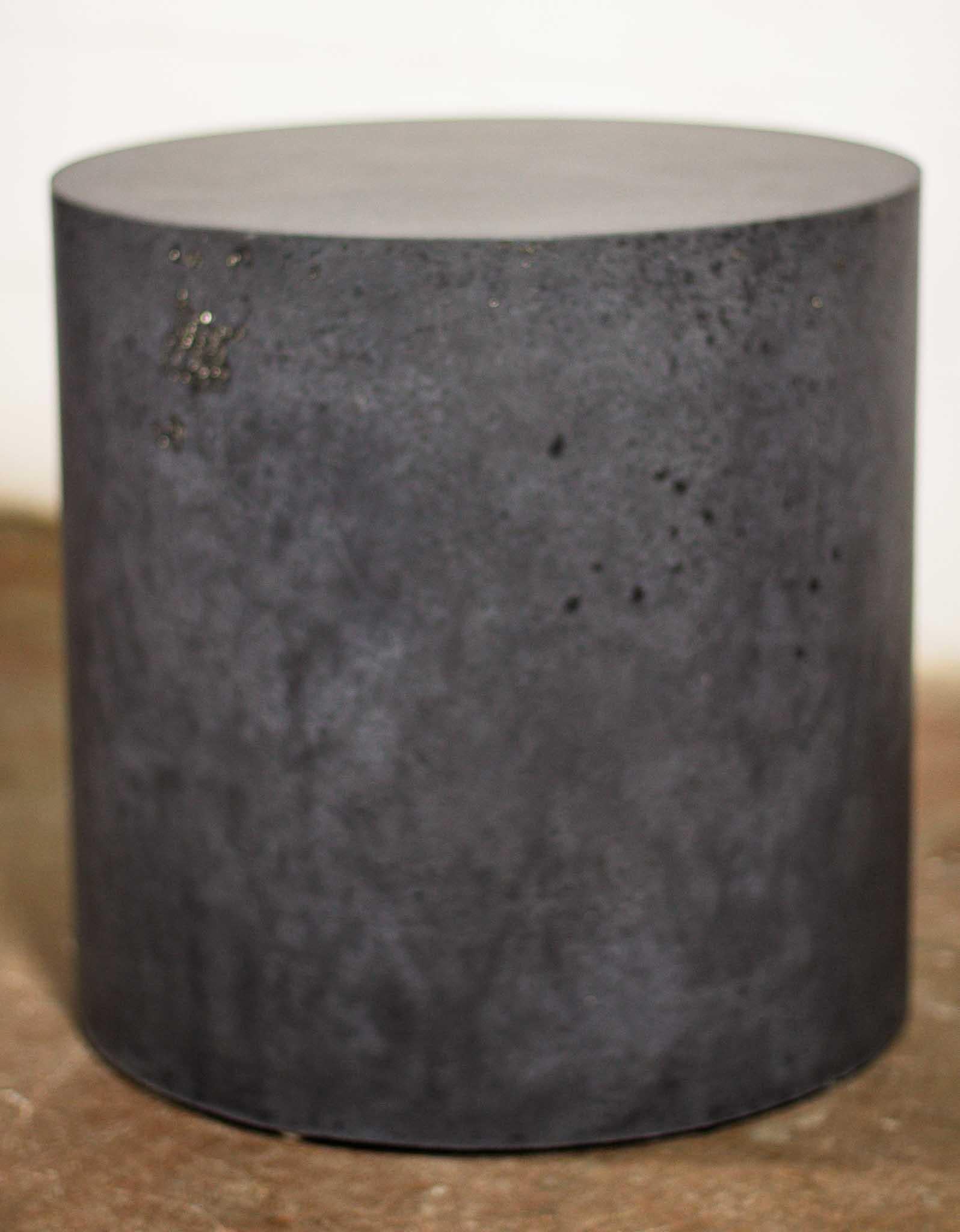 Concrete Handcrafted designer concrete drum line ZERO number 27 by Dylan Myers For Sale