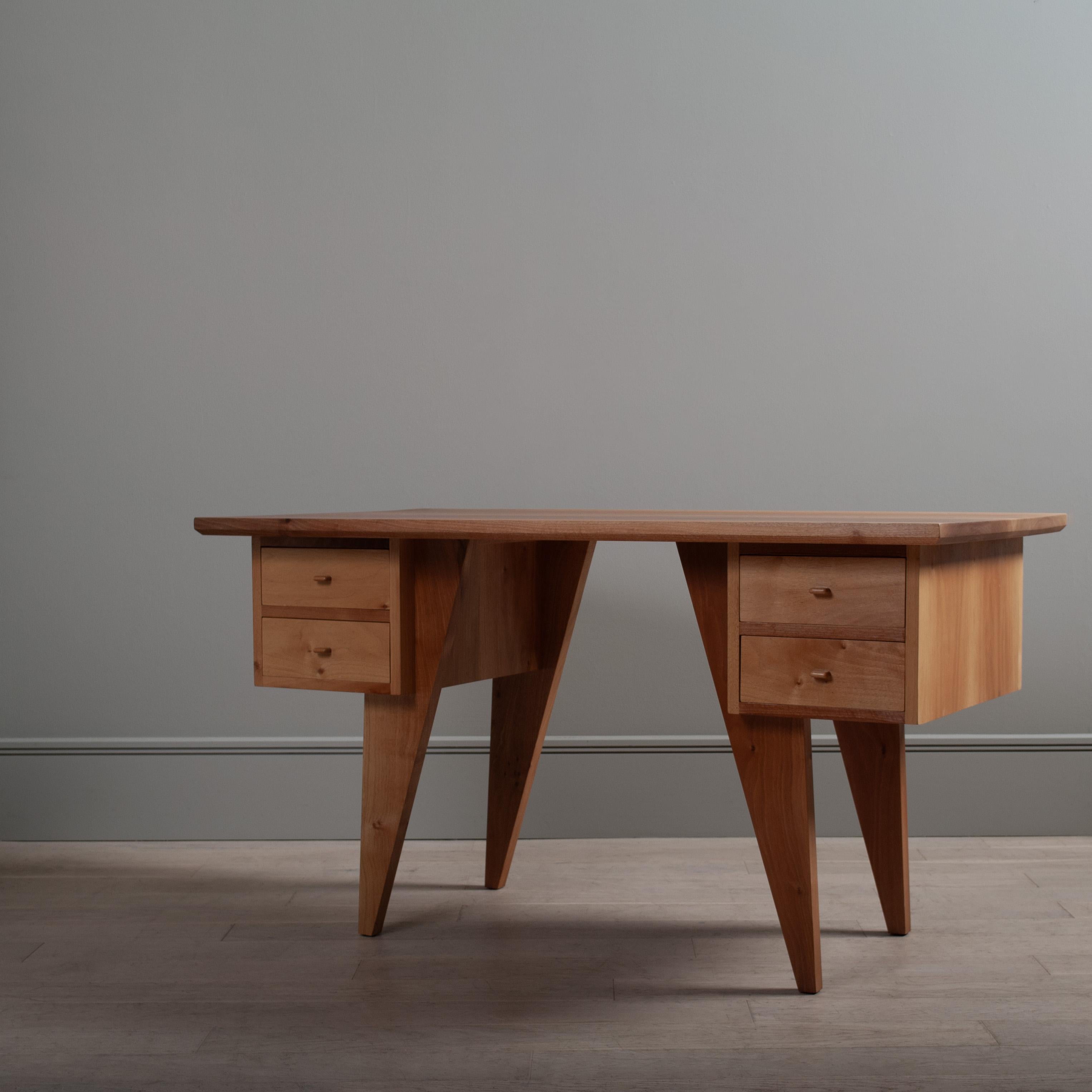 Modern Handcrafted English Desk For Sale