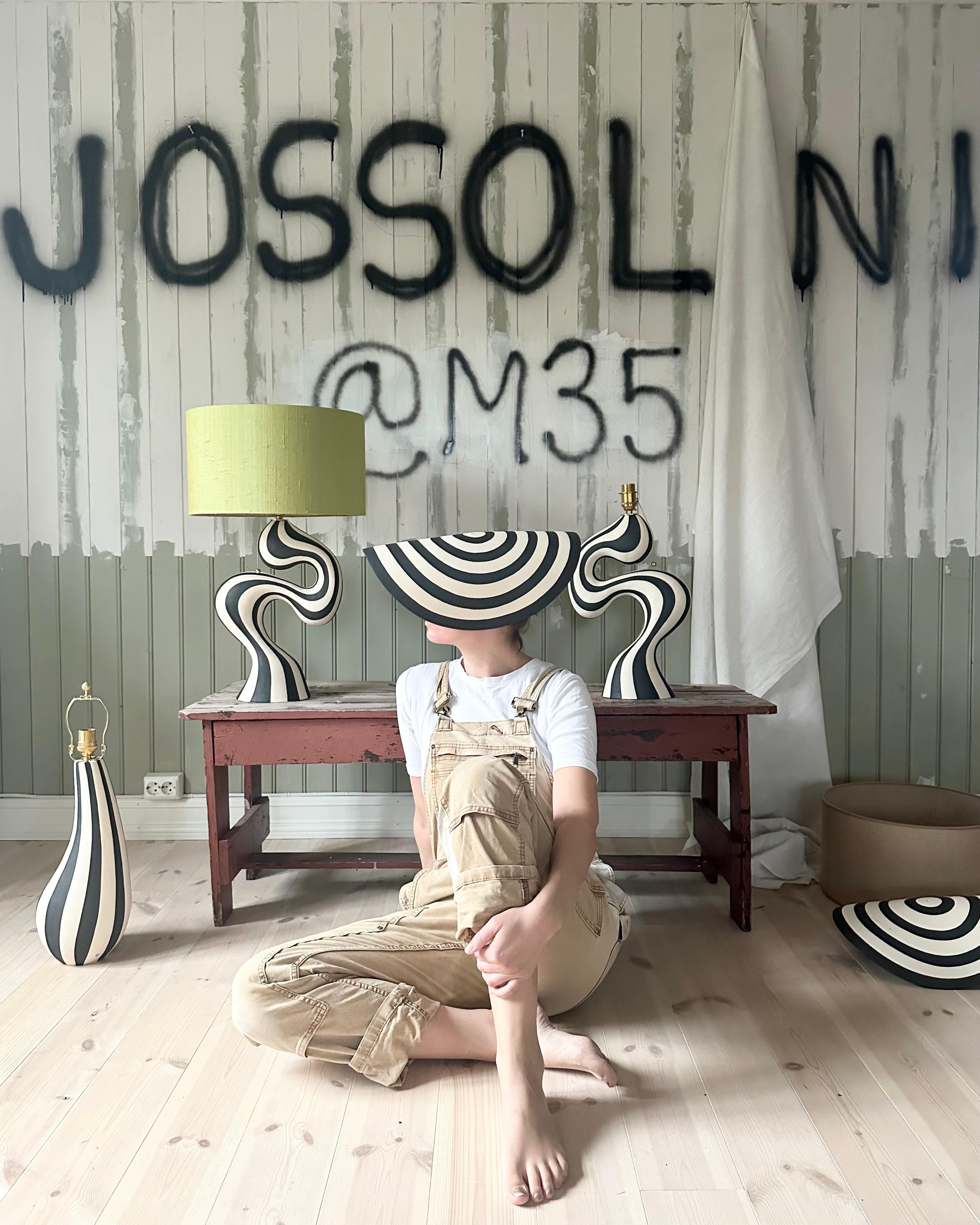 Fait main Handcrafted desk lamp by Jossolini en vente