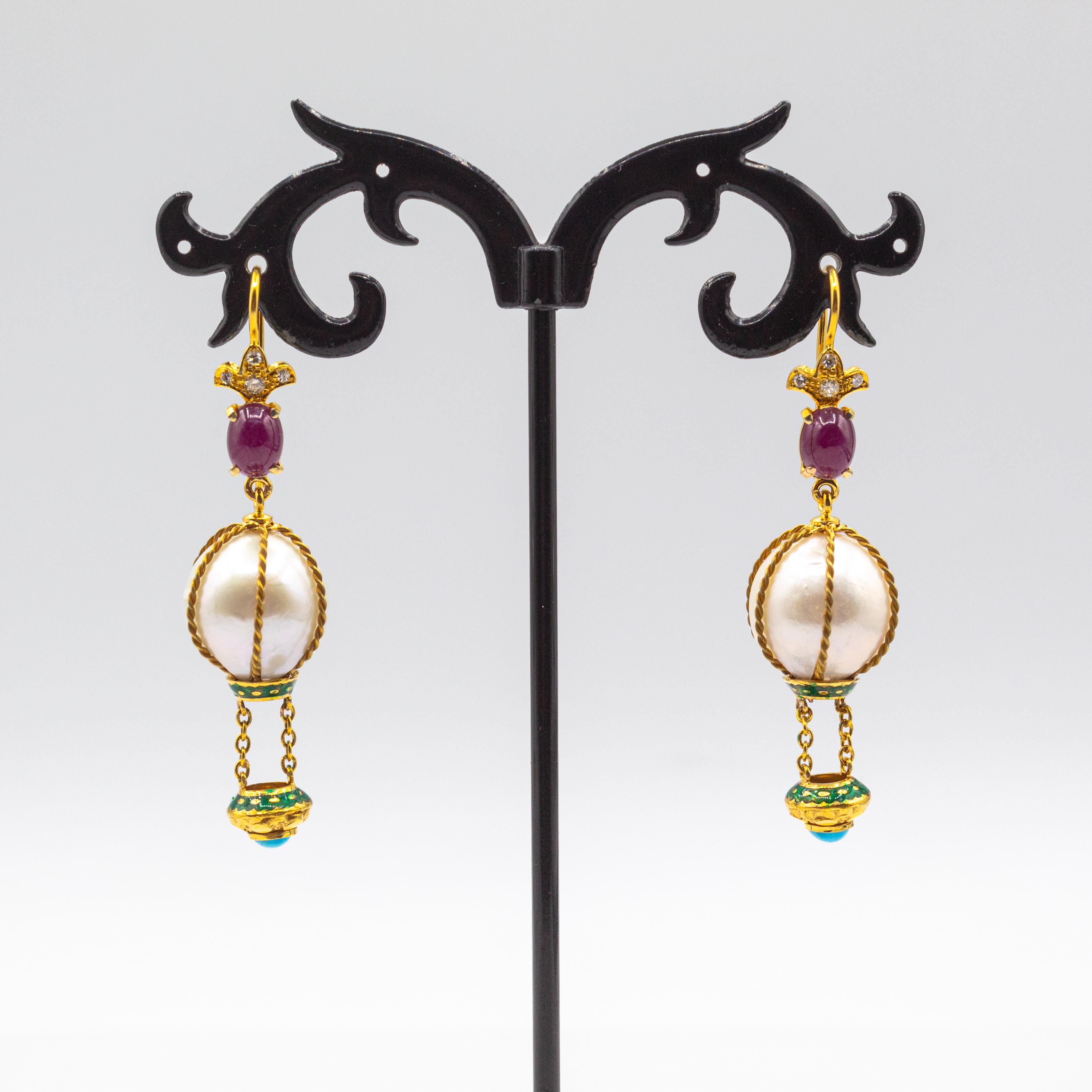 For any problems related to some materials contained in the items that do not allow shipping, please contact the seller with a private message to solve the problem.
We can ship every piece of our 1stdibs catalog worldwide.

These Earrings are made
