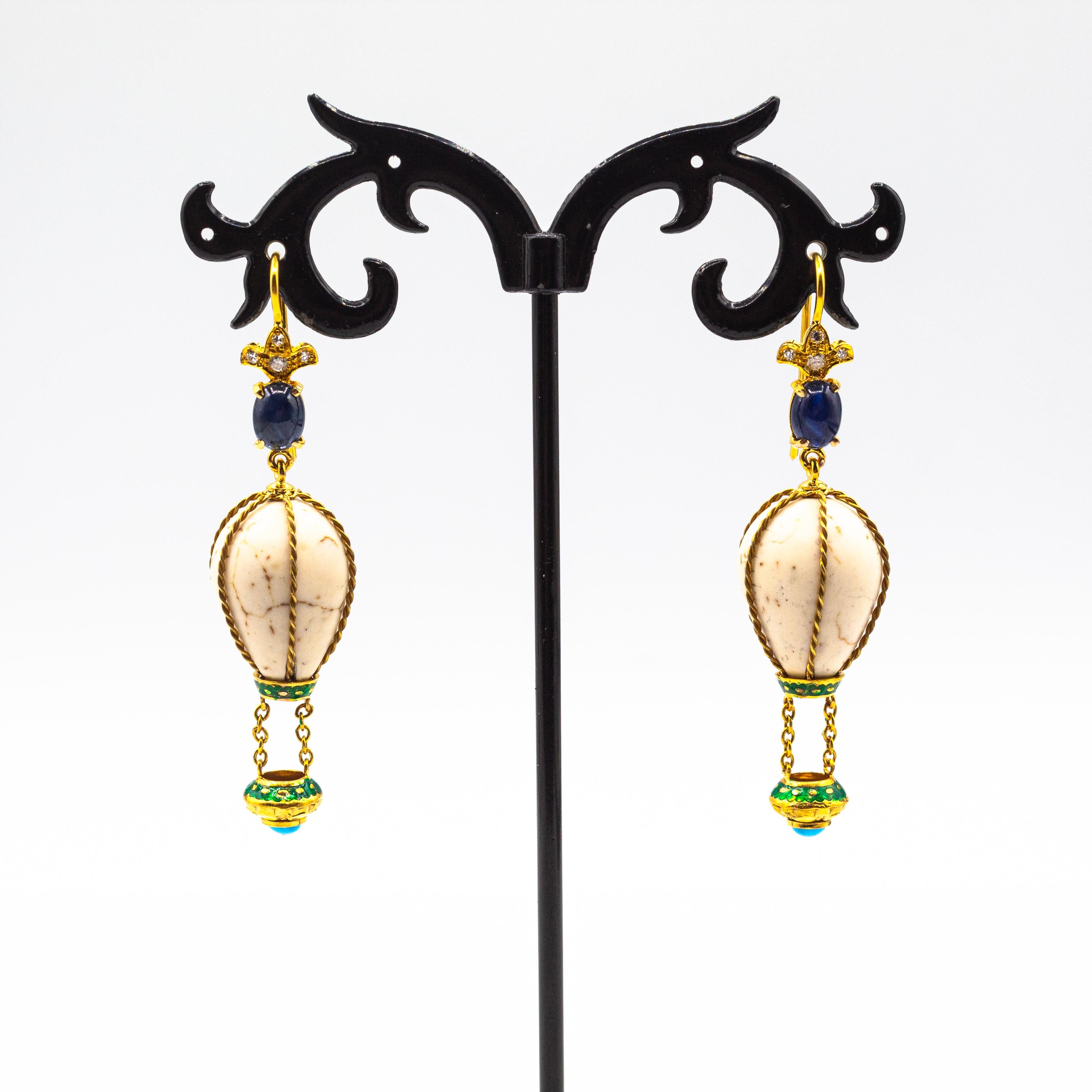 For any problems related to some materials contained in the items that do not allow shipping, please contact the seller with a private message to solve the problem.
We can ship every piece of our 1stdibs catalog worldwide.

These Earrings are made