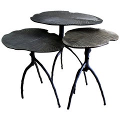 Low Tables Triptych in Bronze in Stock