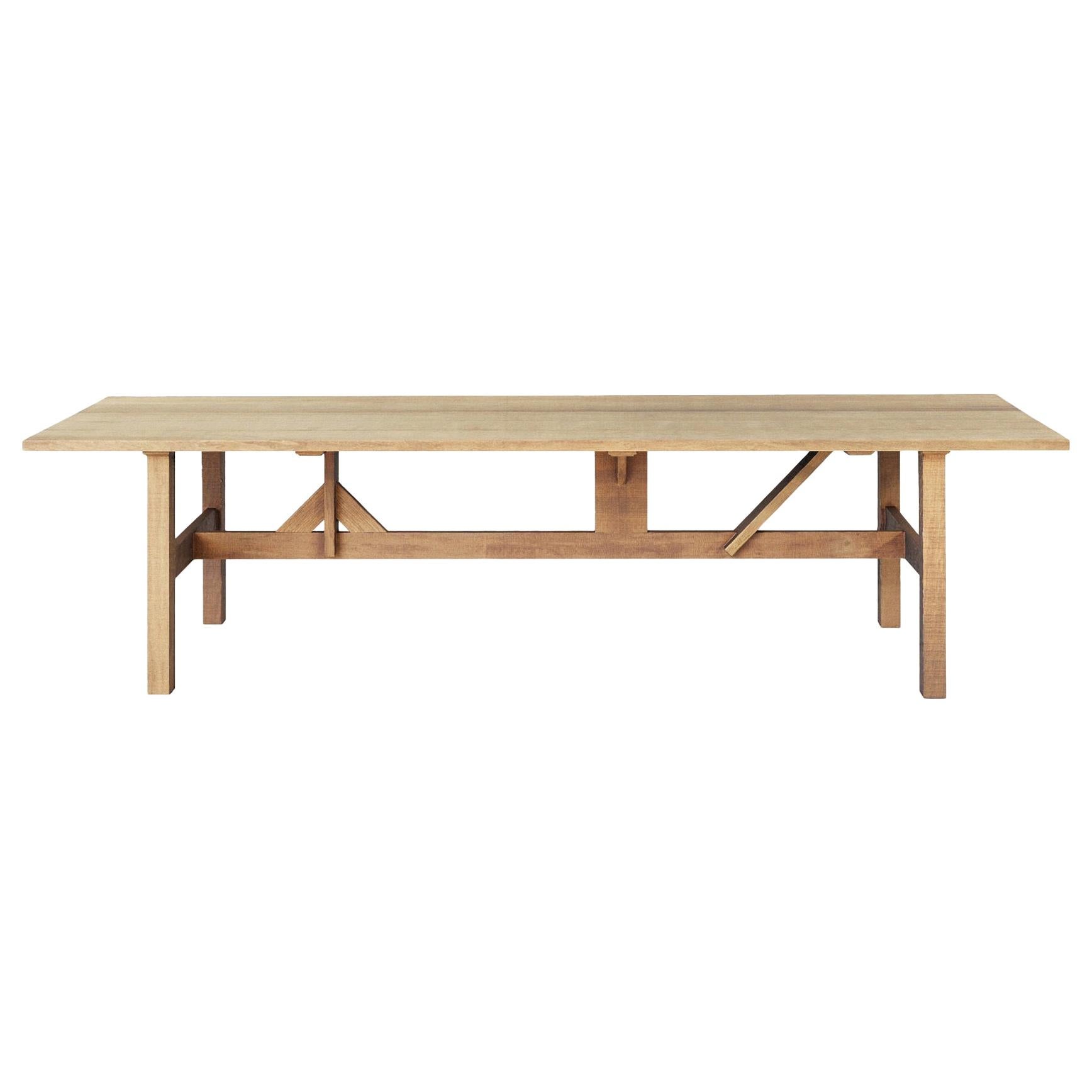 7' - 2" Handcrafted Dining Table for Indoors/Outdoors. For Sale