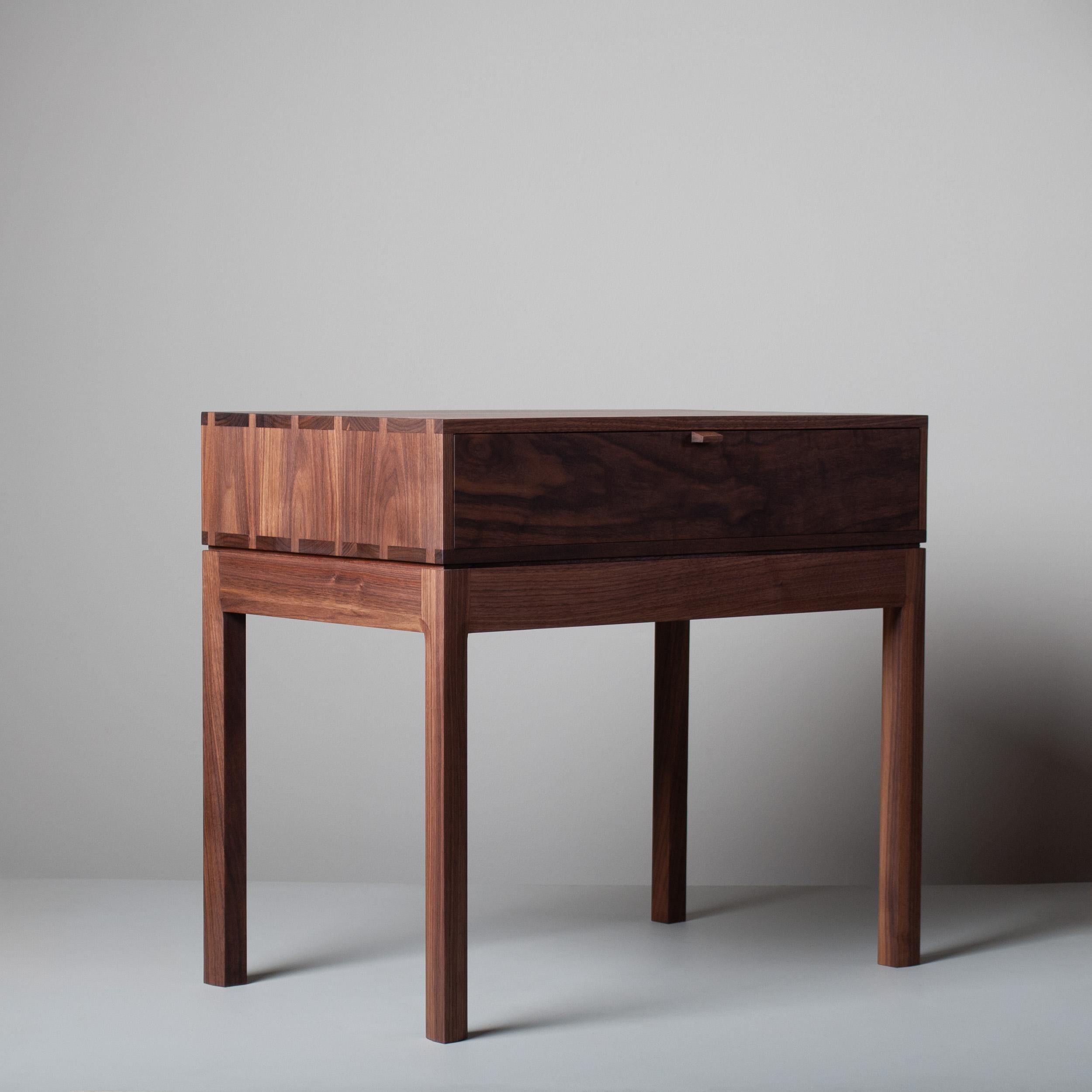 Hand-Crafted Handcrafted Drawers,  Walnut & Oak For Sale