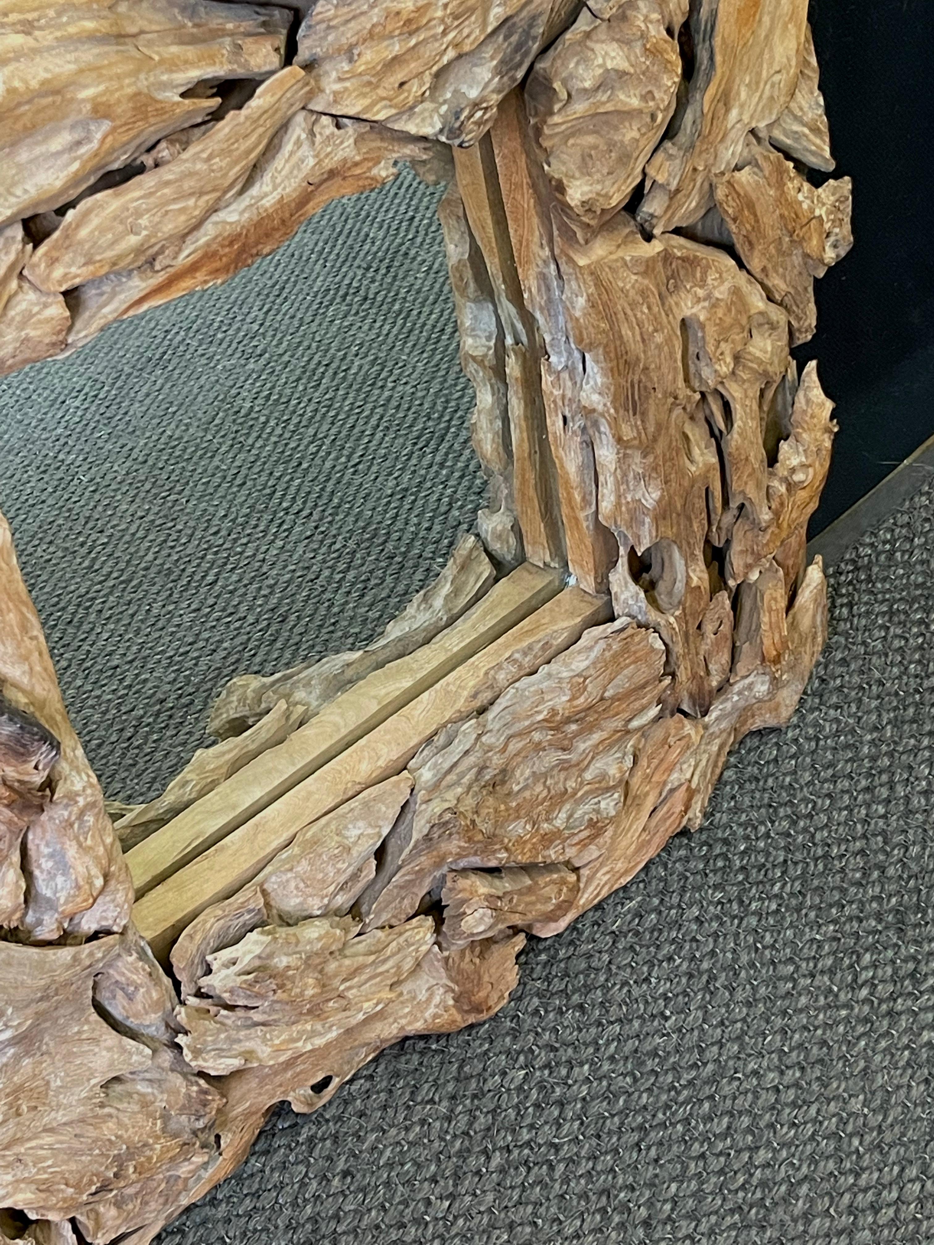 driftwood mirror rectangle