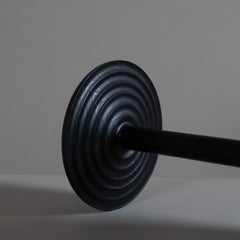 Handcrafted Ebonised Ash Side Table