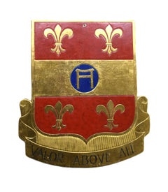 Emblema realizzato a mano dalla mensa degli ufficiali del 7232° Gruppo MMG Ammuniti dell'USAF.