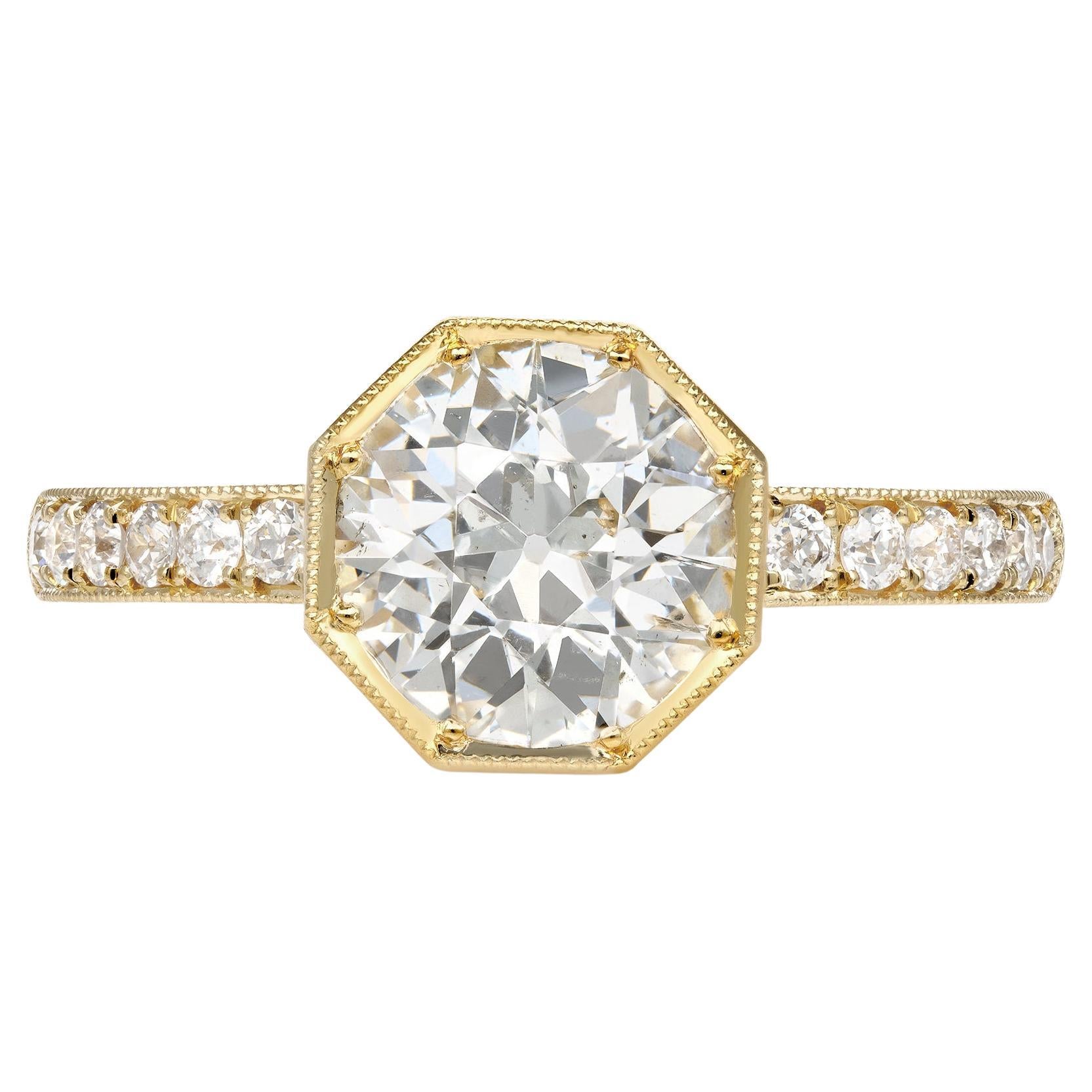 Spectacular Rose Cut Diamond Ring at 1stDibs | rose cut engagement ring ...