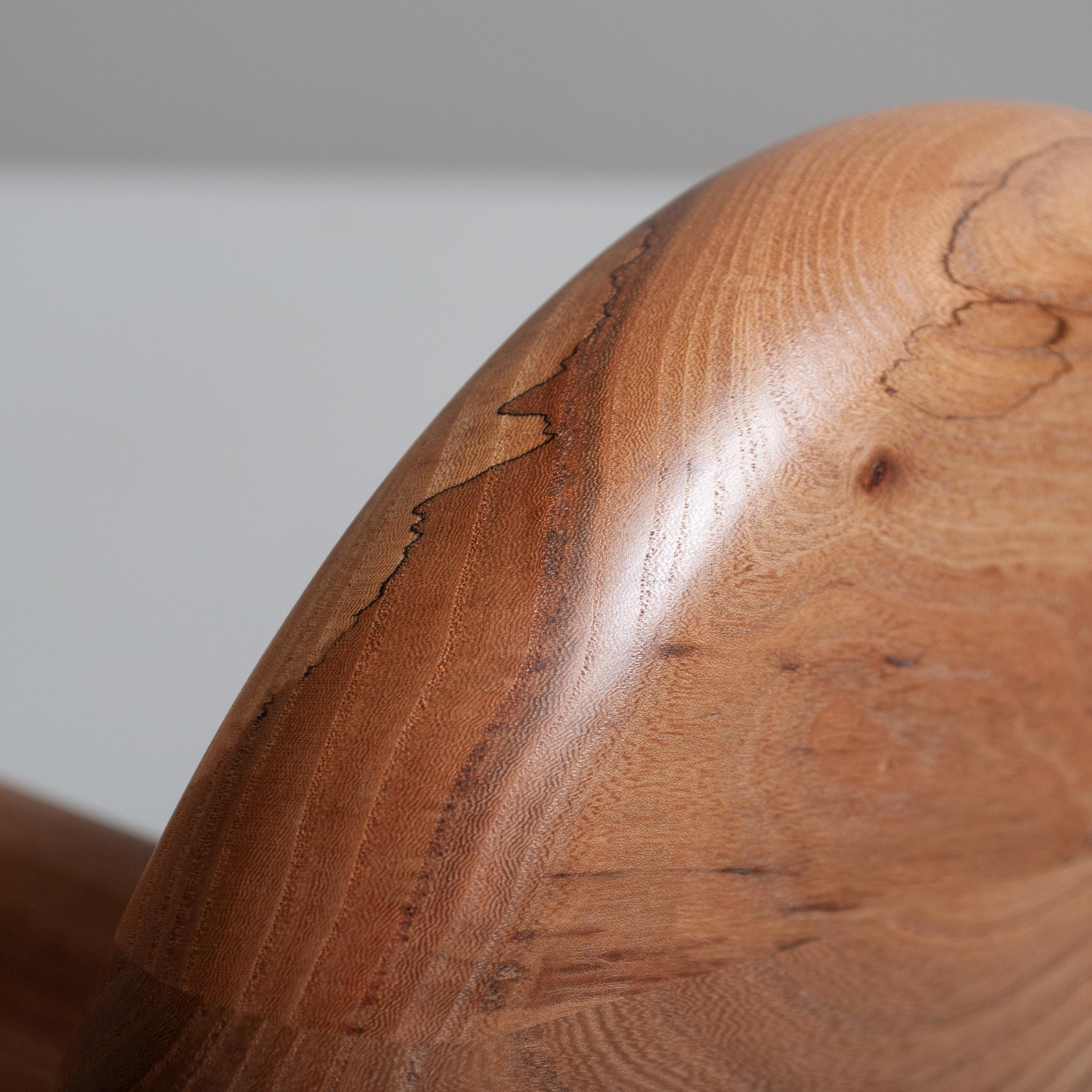 Handcrafted English Elm Side Drink Table 2