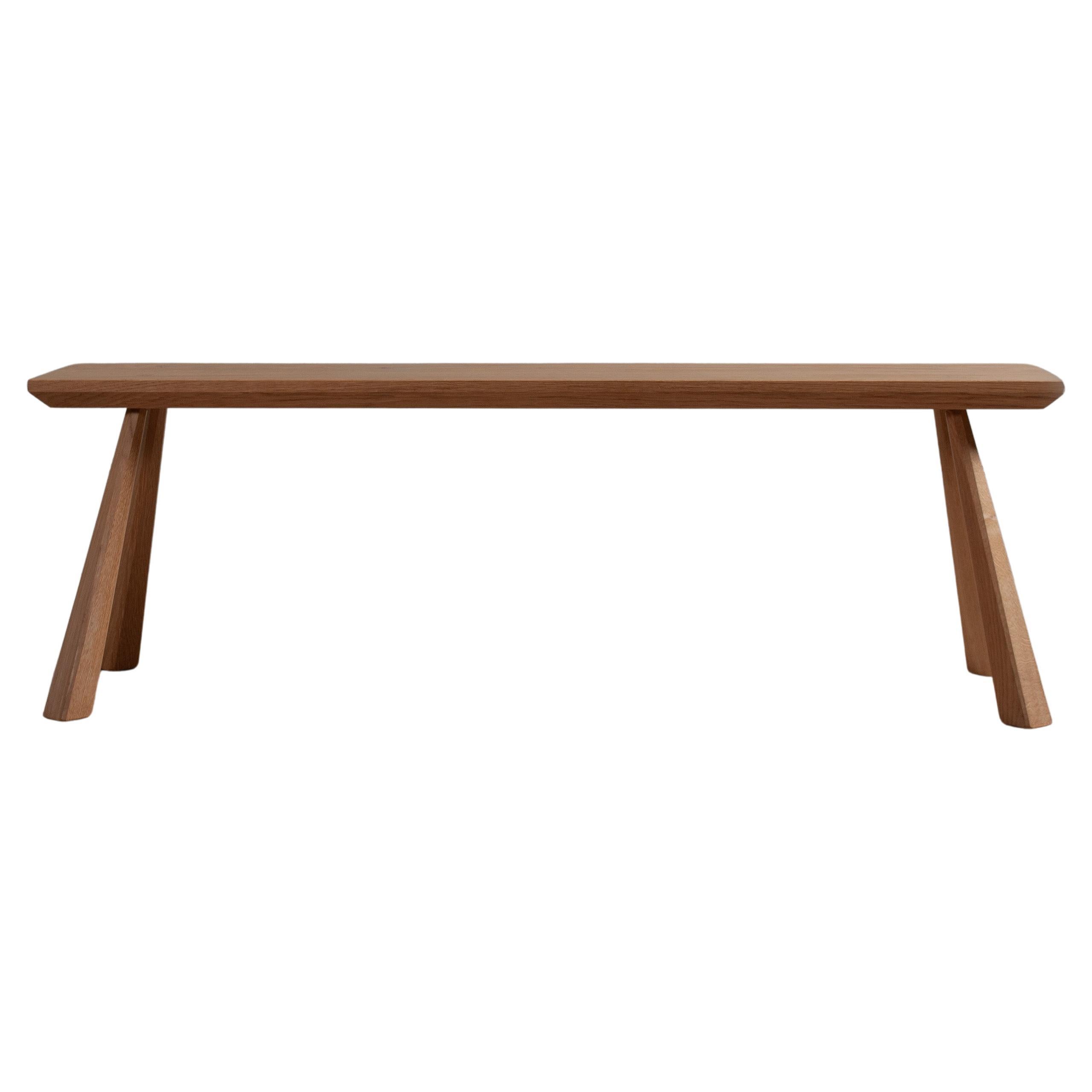 Handcrafted English Oak Bench