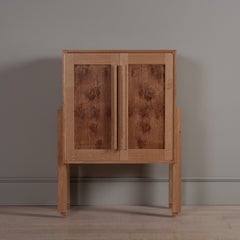 Handcrafted English Oak Ziggurat Dry Bar Cabinet by SUM Furniture