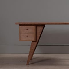 Handcrafted English Oak 4 Drawer Desk by SUM Furniture, Modern Design