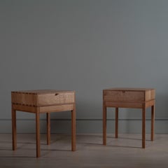 Handcrafted English Oak Drawer Nightstand by SUM Furniture