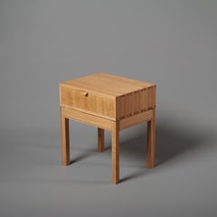Handcrafted English Oak Nightstand, End Table by Sum Furniture