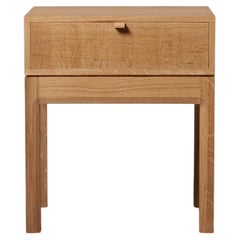 Handcrafted English Oak End Table Night Stand