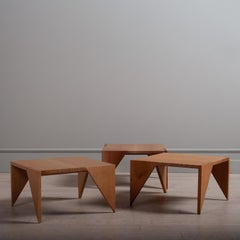 Handcrafted English Oak Modernist Table
