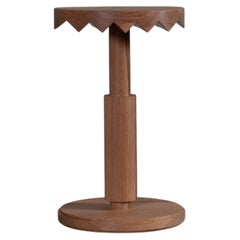 Handcrafted English Oak sawtooth Table