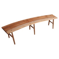 Handcrafted English Walnut Bench