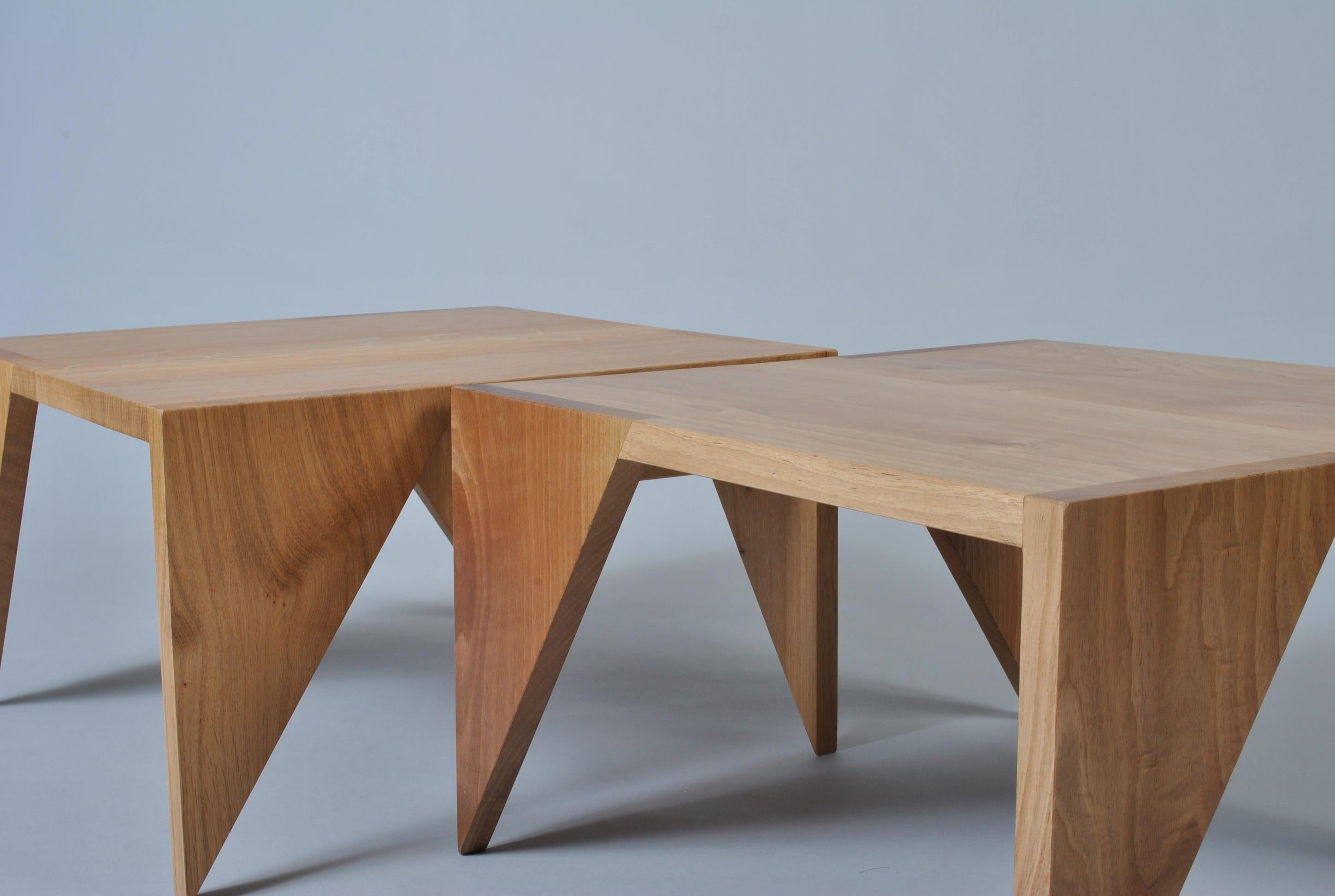 Handcrafted English Walnut Modernist Table 2