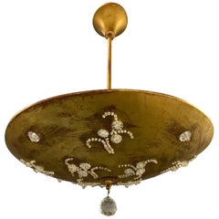 Handcrafted Florentine Ceiling Lamp by Banci Firenze