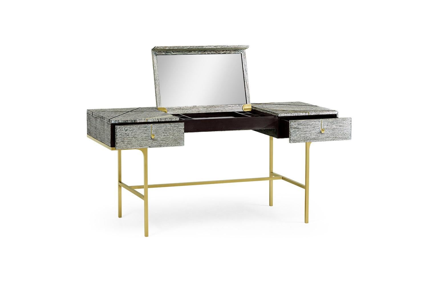 writing desk with mirror