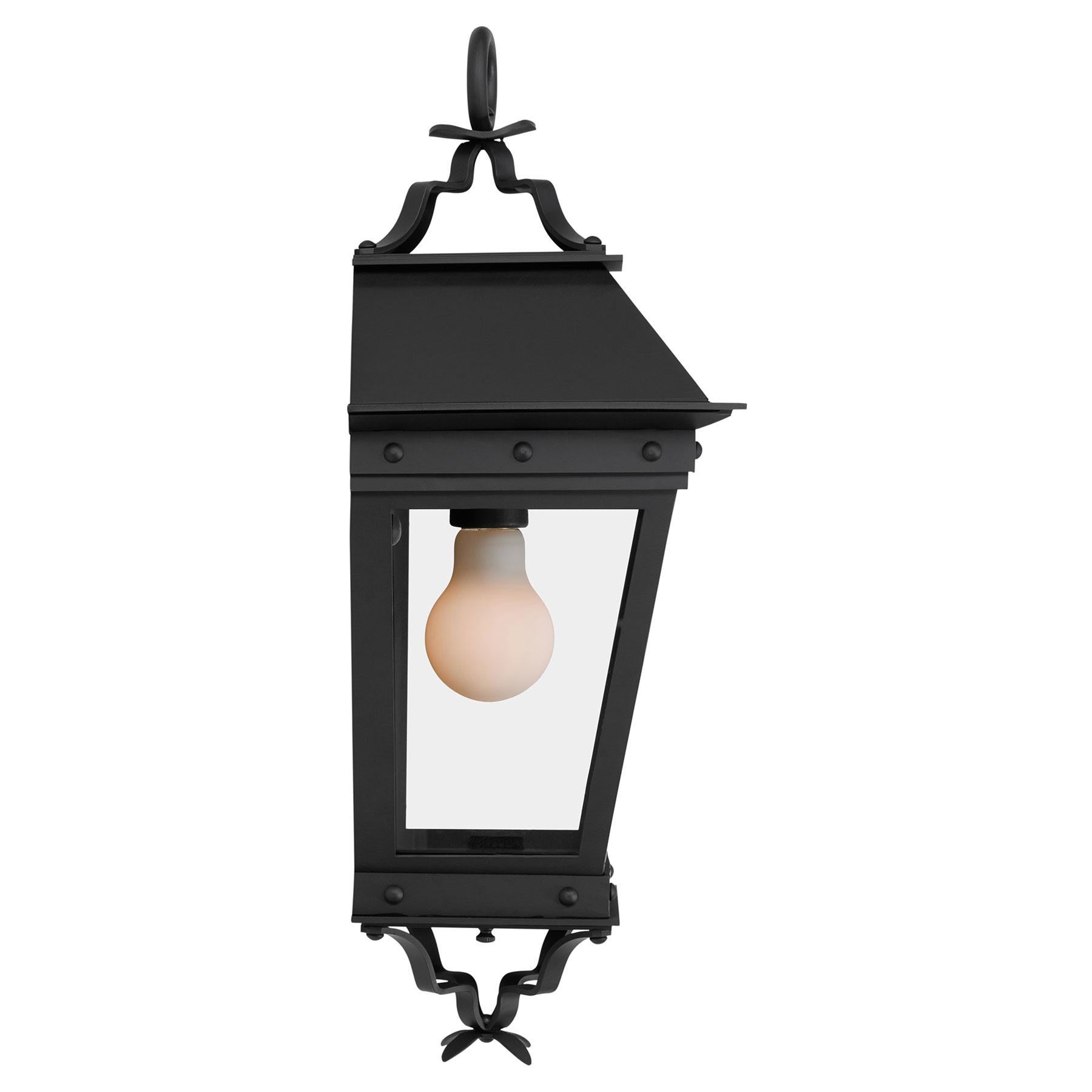 Lanterna da parete artigianale in stile provinciale francese e coloniale spagnolo in vendita 1