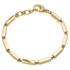 Handcrafted Giana Bracelet in 18K Yellow Gold by Single Stone