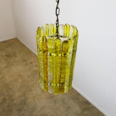 Handcrafted Glass Pendant Lamp by Felipe Delfinger