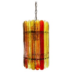 Lámpara colgante de cristal artesanal de Felipe Delfinger