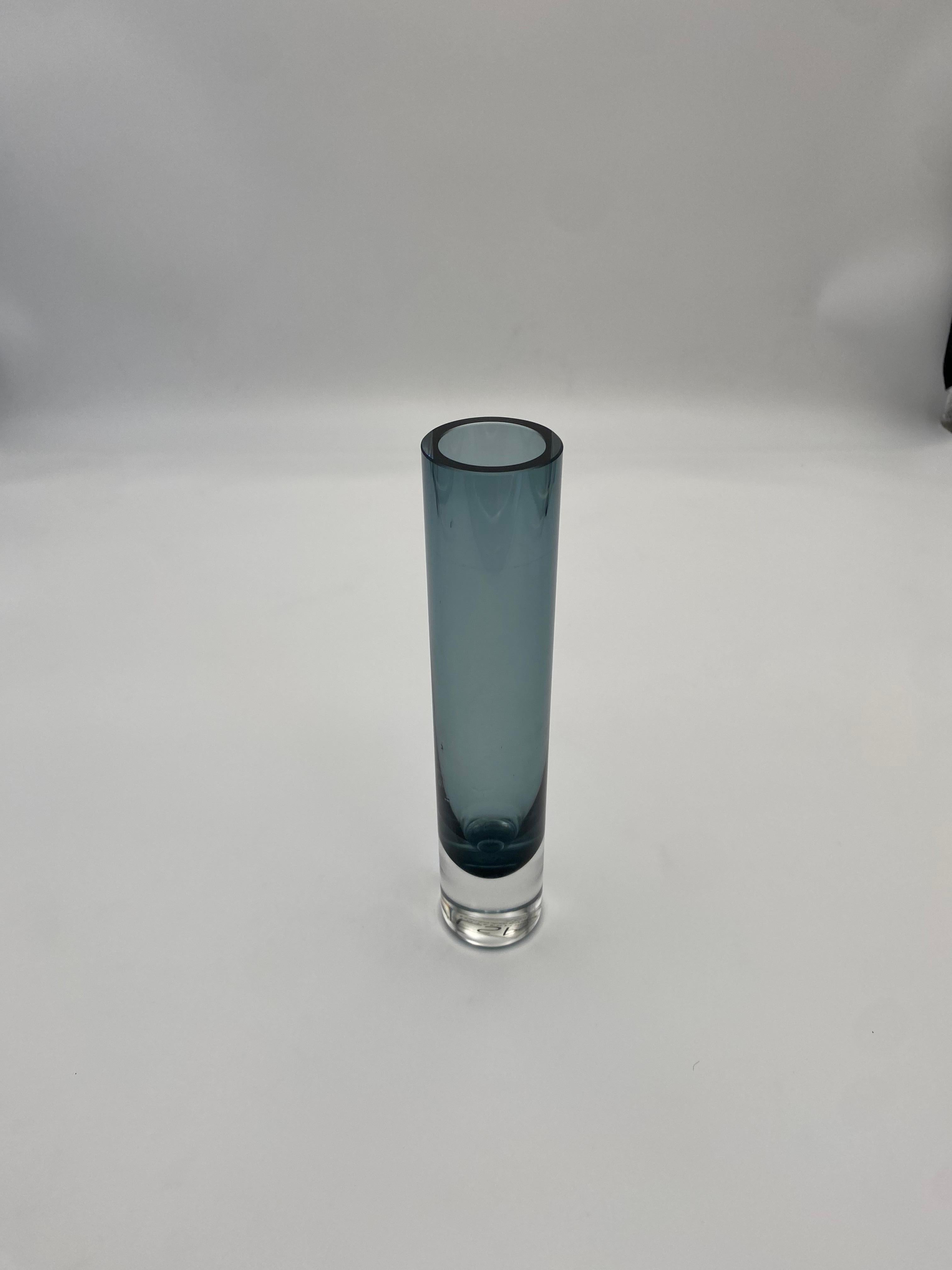 Modern Handcrafted Glass Vase By LSA International, Poland 1990s  For Sale