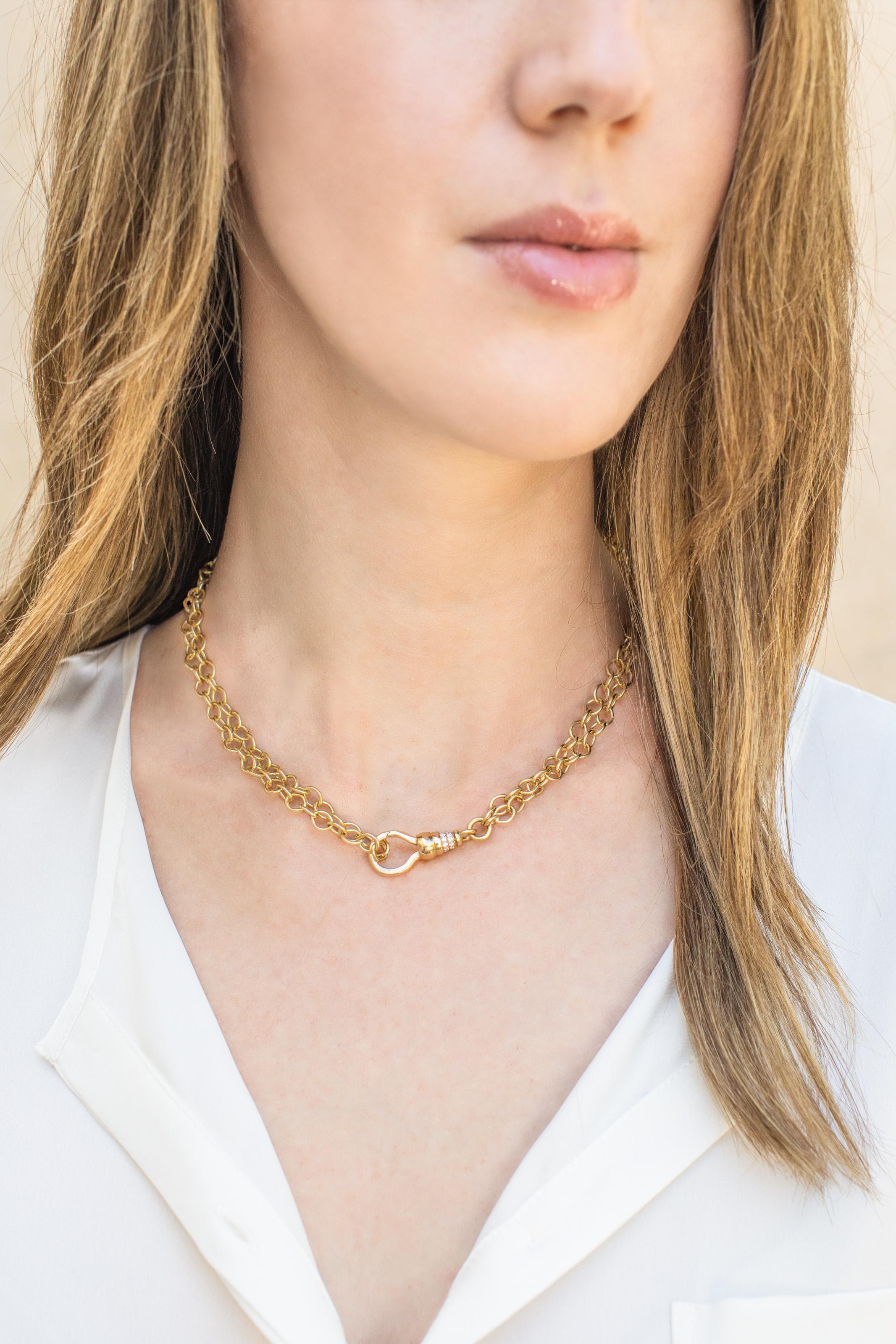 charm clasp necklace