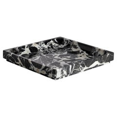 Handcrafted Grand Antique Marble Square Tray