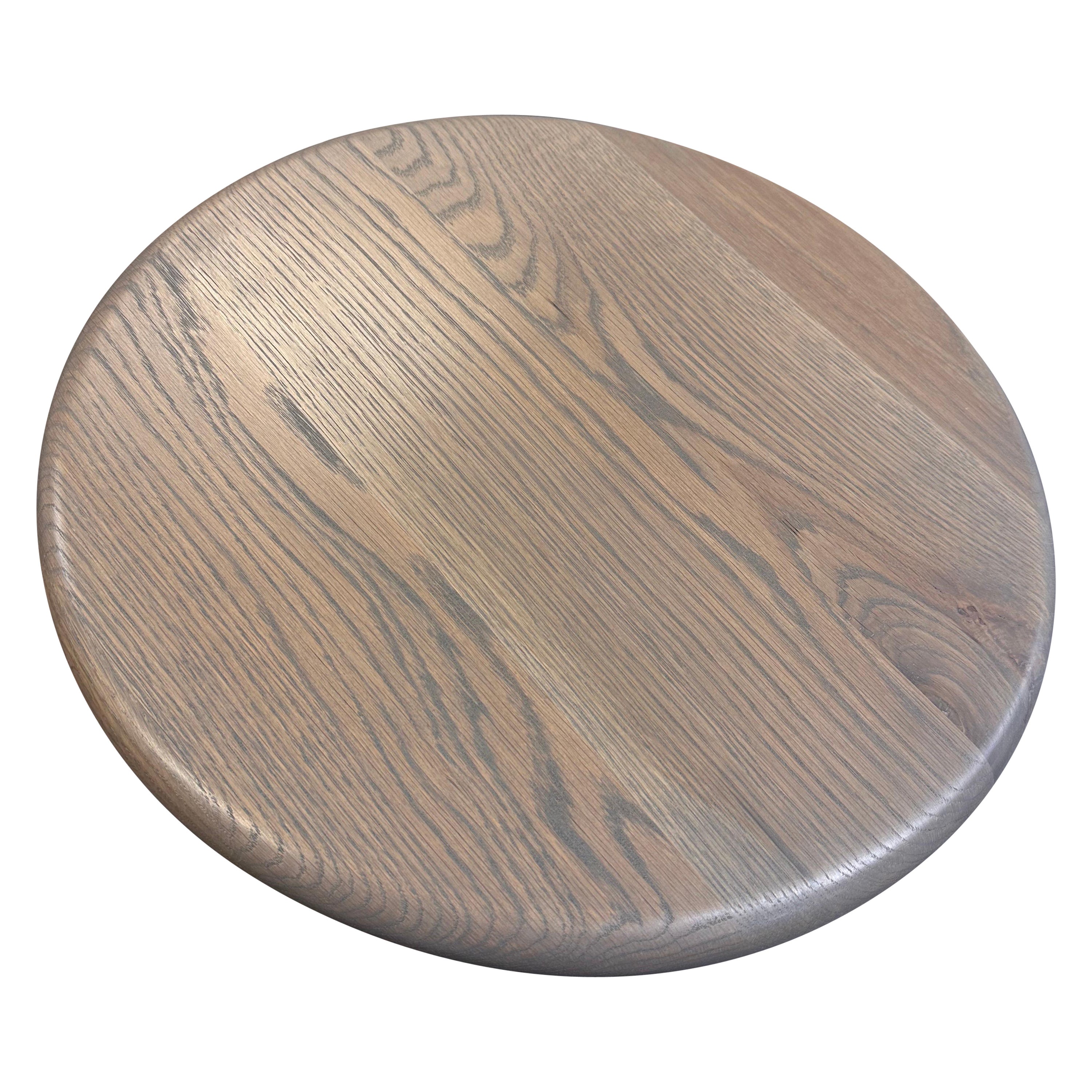 Lazy Susan in Oak grigio realizzato a mano da Mary Ratcliffe Studio A.
