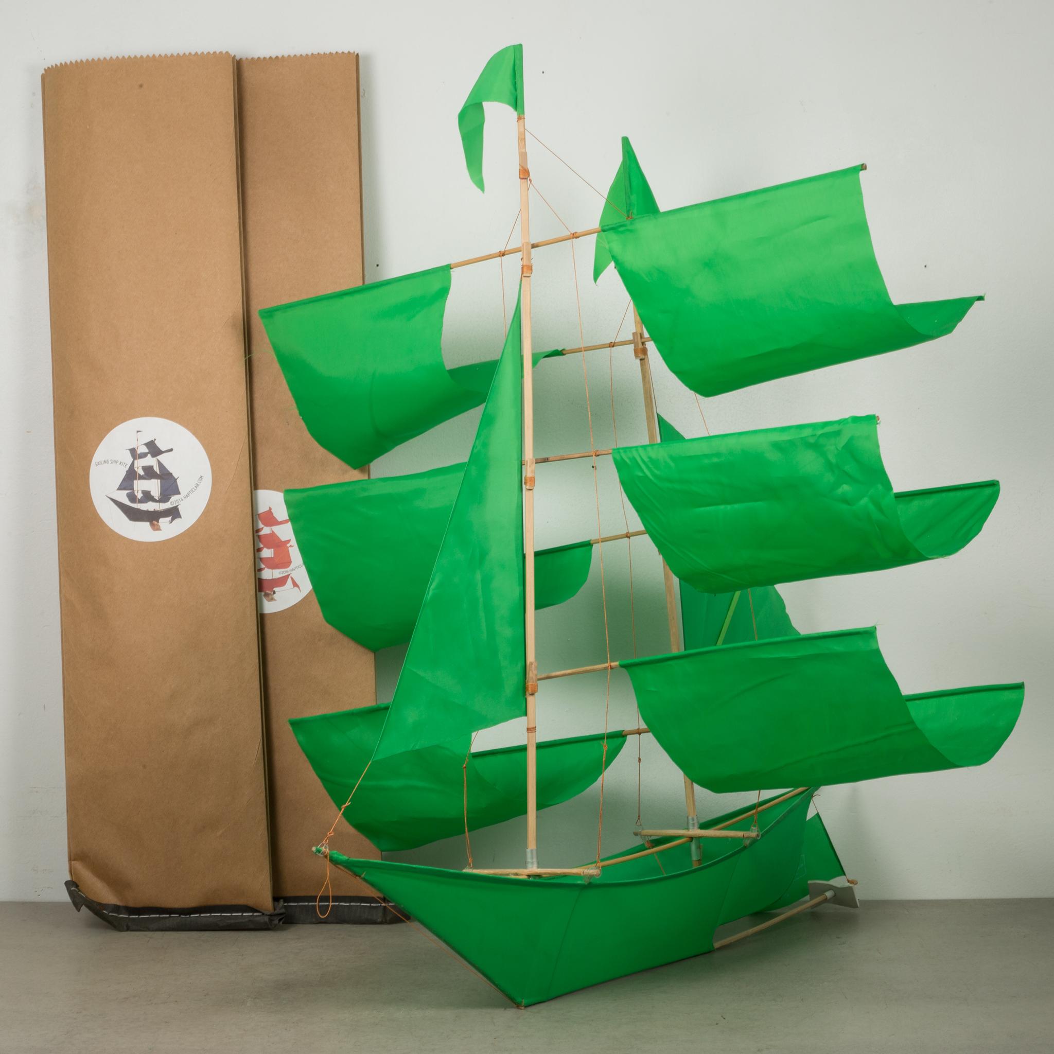 Modern Handcrafted Haptic Lab Flying Ship Kites-Large