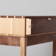 Handcrafted Harlequin Night Stand by SUM Furniture, Walnut & Oak