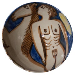 Handcrafted Illustrated Ceramic by Mathew, Spain, 2021