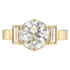 Handcrafted Isabel Old European Cut Diamond Ring
