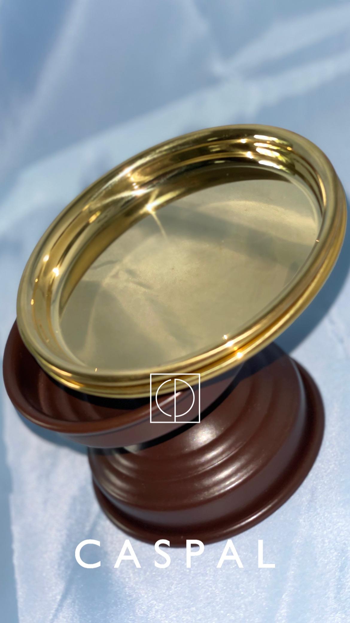 Handcrafted Italian Brass Coasters, Set of 12, Contemporary Design en vente 1