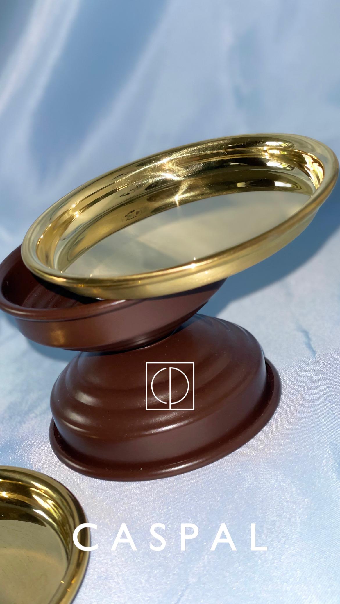Handcrafted Italian Brass Coasters, Set of 12, Contemporary Design en vente 2