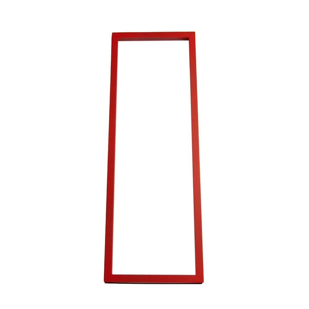 Fait main Lampe de bureau italienne unique de Cornice en aluminium brossé à gradation en vente