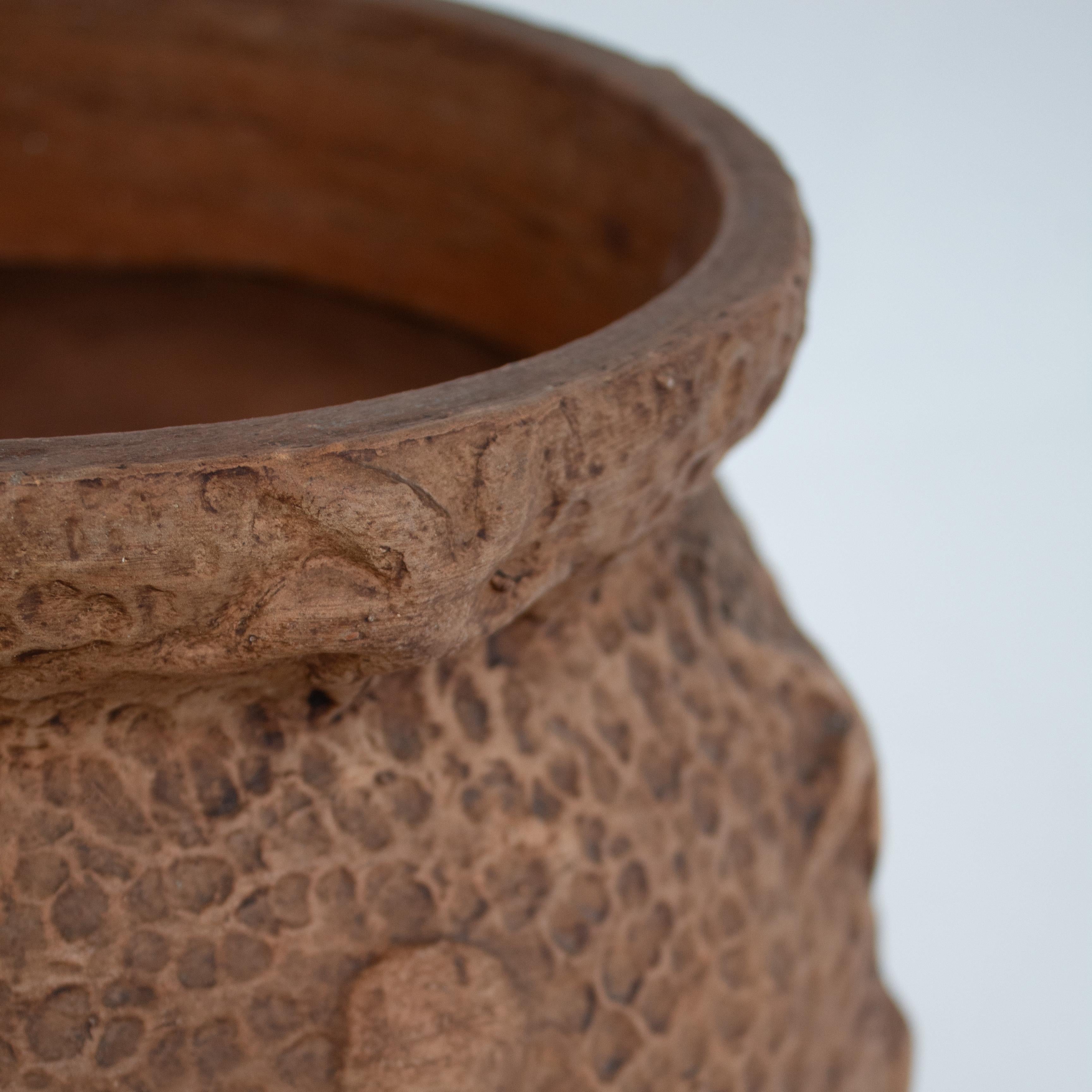 Diese handgefertigte italienische Terrakotta-Vase bringt Wärme und Tradition in Ihren Raum. Erfahrene Kunsthandwerker formen jede Vase aus natürlichem Ton und brennen sie dann bei hohen Temperaturen, um ihre Festigkeit und Haltbarkeit zu