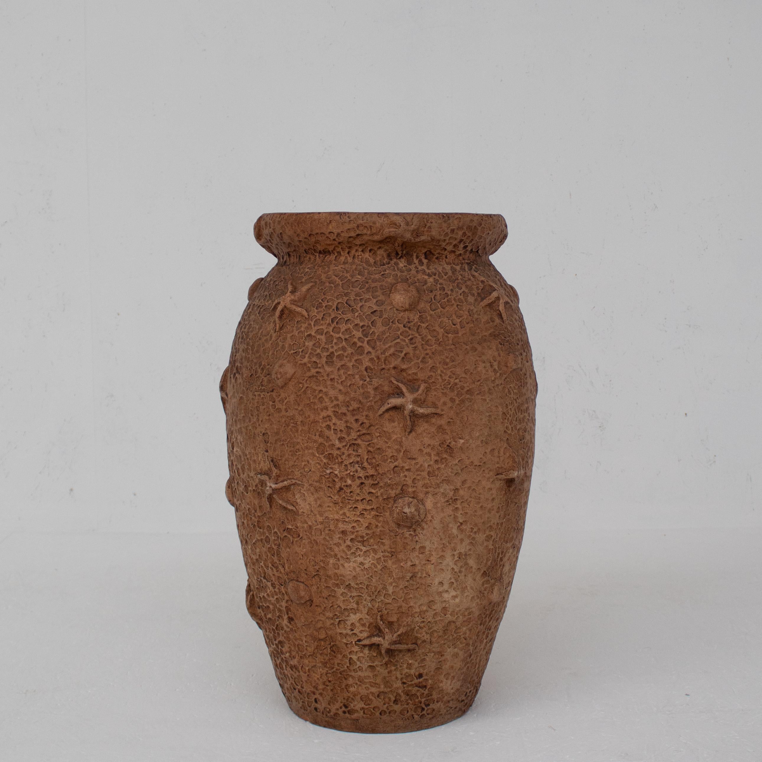 Handgefertigte italienische Terrakotta-Vase (Italienisch) im Angebot